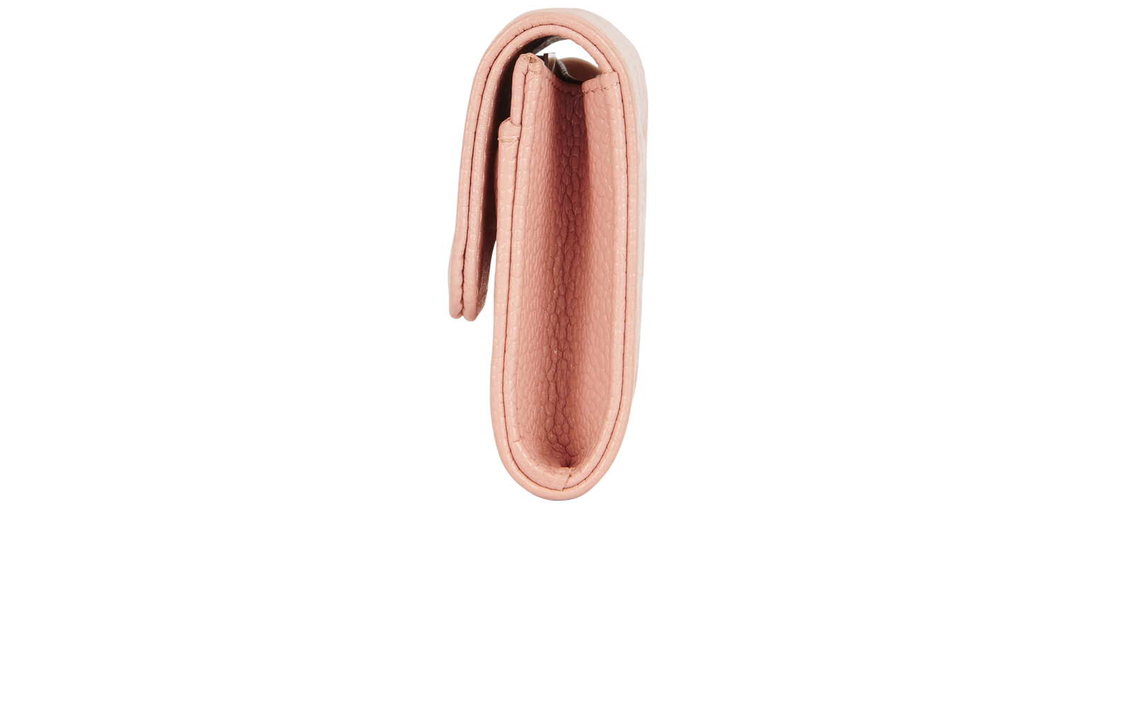 Chanel Embossed Camellia Card Holder, &pound;495, Accessories, Pink, Leather, Bottom view
